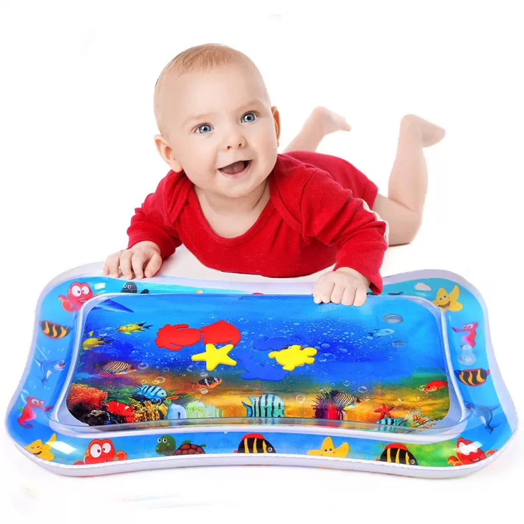 Water Play Mat Inflatable Baby Mat Infants and Toddlers Child Development Accessory for Babies