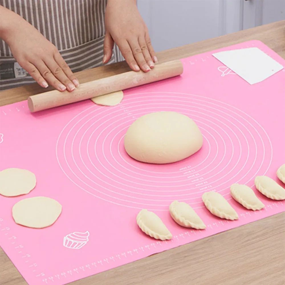 Large Size Kneading Dough Mat Silicone Non-stick Surface Rolling