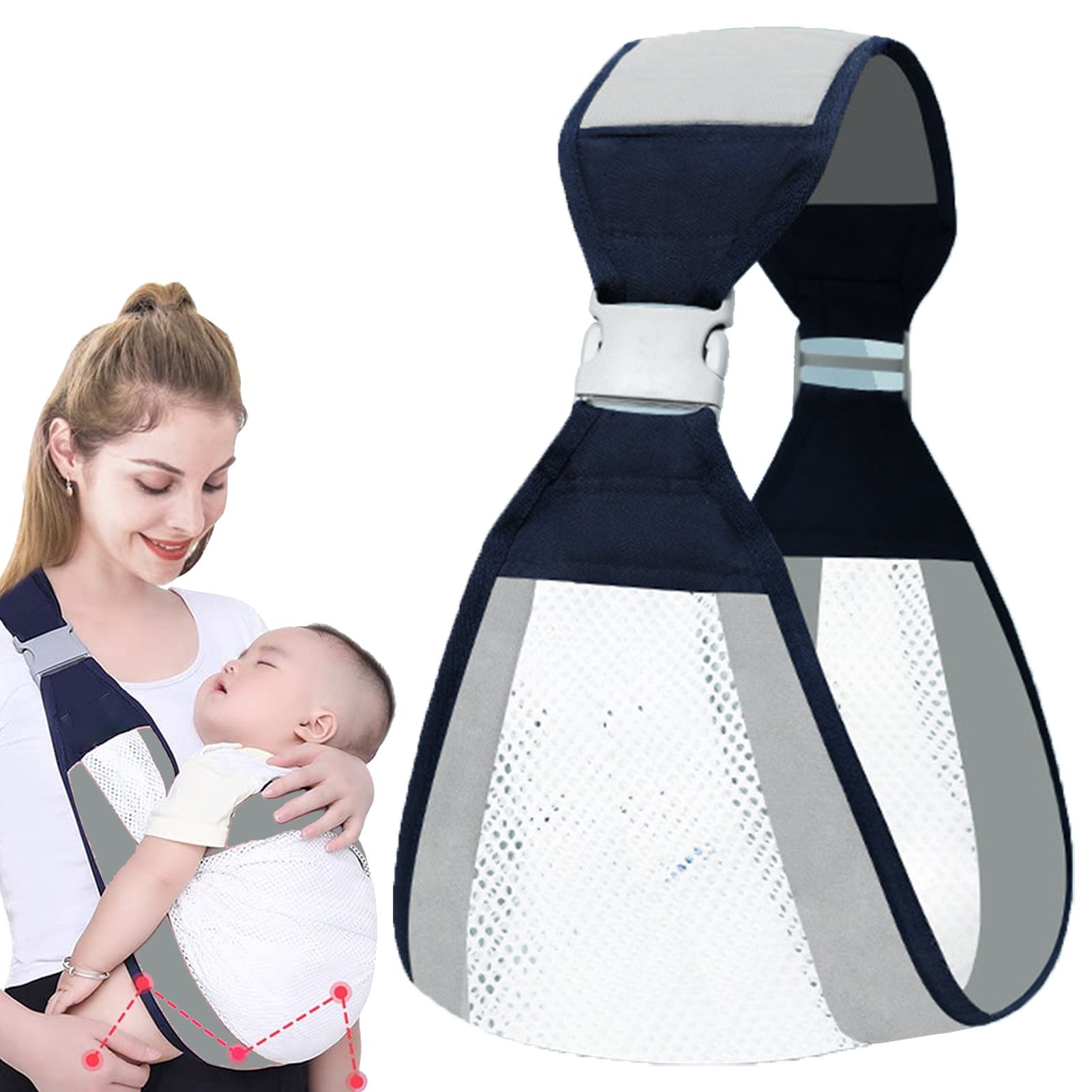 Baby Soft Carrier Ergonomic, Baby Sling Strap Adjustable, Multifunctional Baby Carrier Bag,baby safety in bikes , cars,baby safety belt