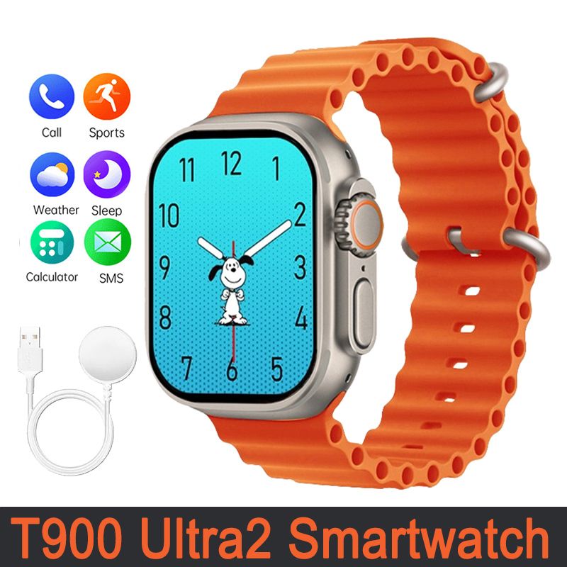 Big 2.0 Smartwatch Ultra 4 in 1 Cinturini Colorati, Bluetooth Fitness Radio  Android IOS, Caricatore