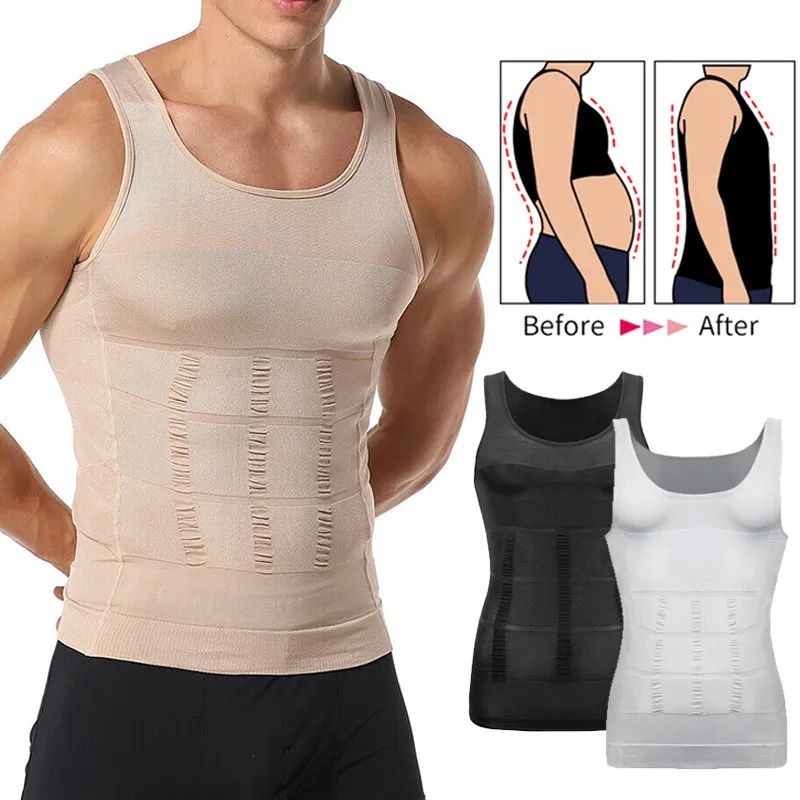 Mens Stretch Waist Trimmers for Body Shaping, Slim Girdle