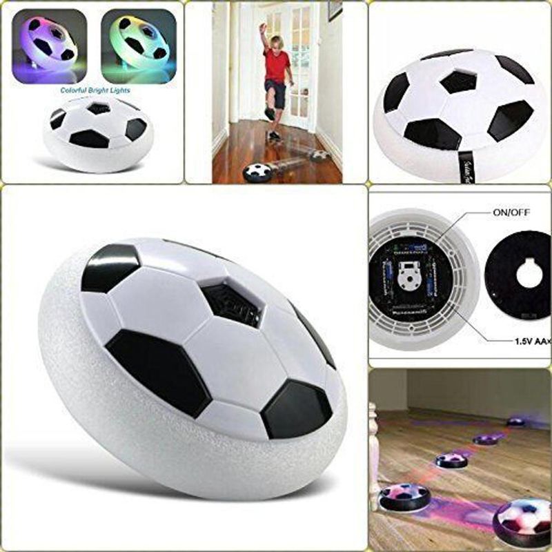 Cheapest Light Music Colorful Indoor Football Toy Air Power Hover