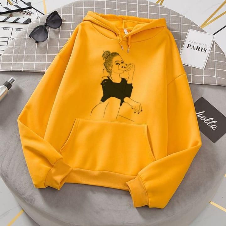 Buy CLASSY GIRL LADY Tag Print Kangaroo Hoodie huddy Pocket Drawstring  Casual Clothing Export Quality Huddie Winter Wear Smart Fit Hoody For Women  at Lowest Price in Pakistan