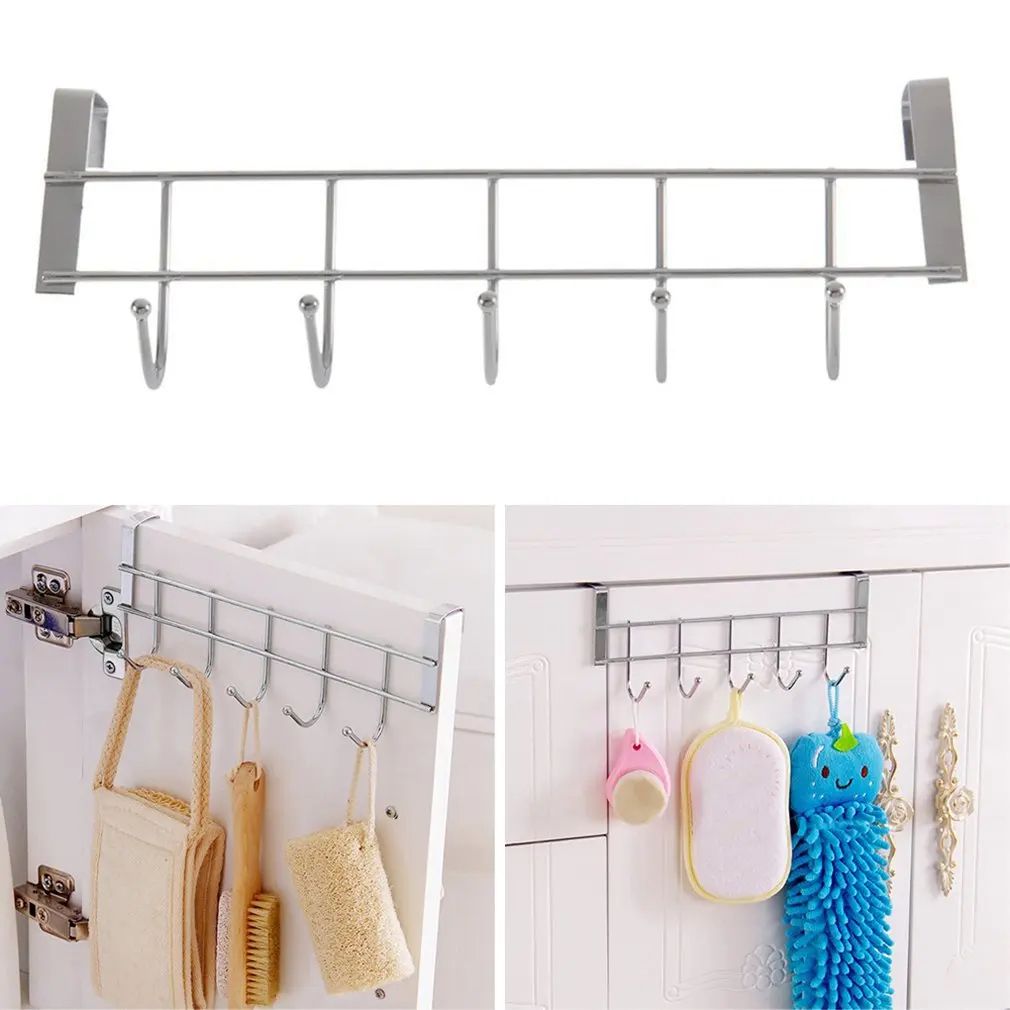 Door Hooks Kitchen Cabinet Hook Clothes Hanger High Quality Towel Hanger Door Stainless Steel Wall Hanging