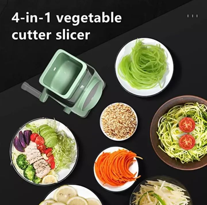Buy vegetable Cutter 4 in 1 Manual Storm Style Vegetable Cutting