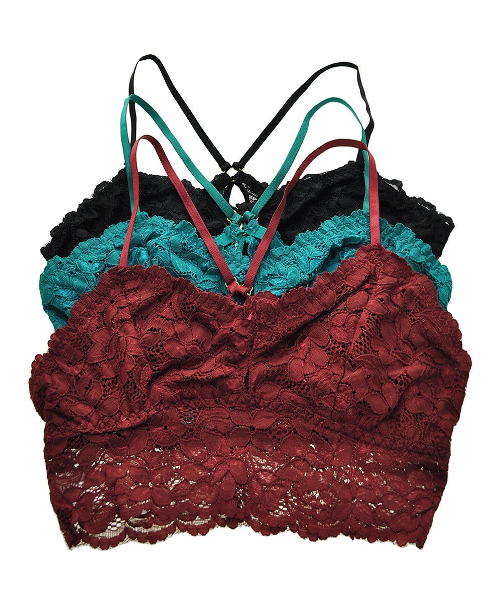 Buy Imported Floral Lace Racerback Bralette Set for Women/Girls at