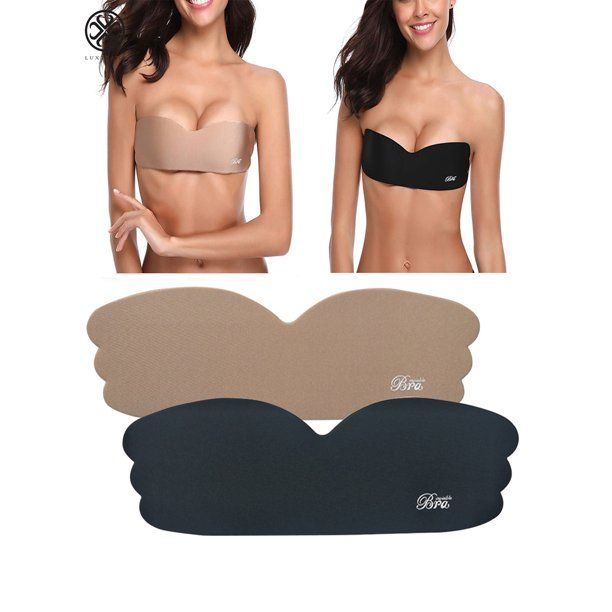 Women Invisible Bra Breast Pasty Chest Paste Strapless Lift Up