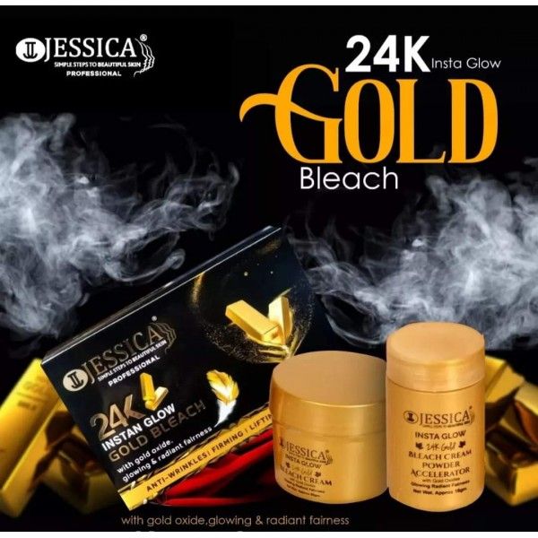 JESSICA 24K GOLD BLEACH & ACTIVATOR 500G - PERFECT GLOW