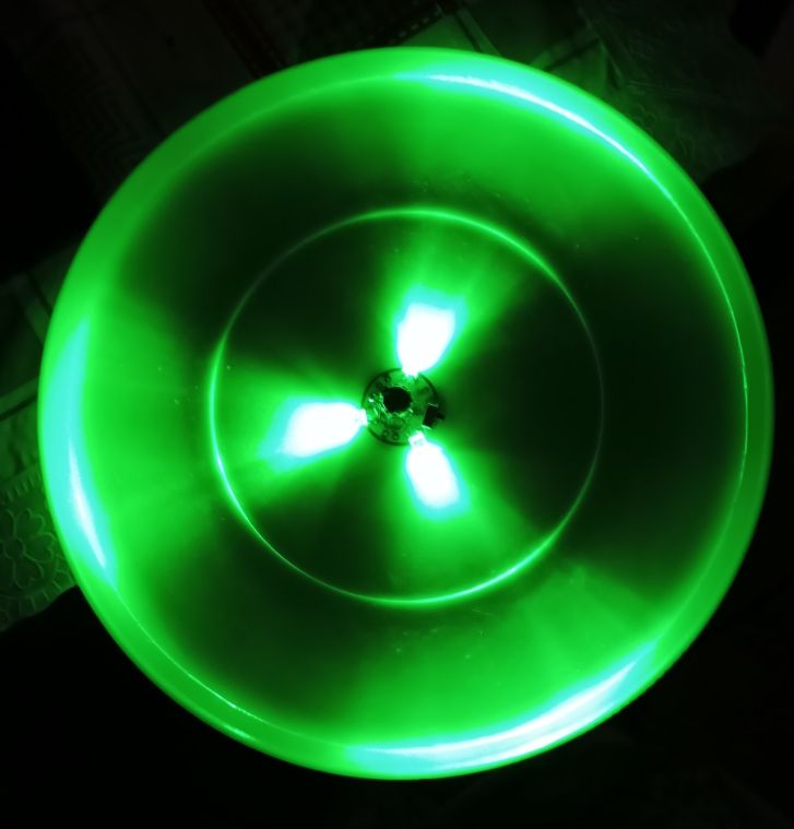Lighting Frisbee - 10 inches rechargeable with unique charger