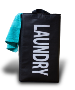 Pack Of 1 - Foldable Laundry Basket Home Cloth Storage Mesh Washing Basket Waterproof