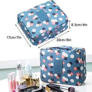 Design Travel Zipper Cosmetic Organizer Bag Large Capacity Makeup Case Zipper Pouch Portable Waterproof Hand Bag For Women
