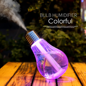 Bulb Humidifier / Aroma Diffuser / Air Purifier - Original Product With Colorful Changing Lights
