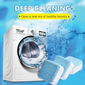New 12 pcs Washing Machine Cleaning Tablets bacteria remover Cleaning detergent tablets Laundry Expert Detergent Deep Cleaner Washing Machine Slot