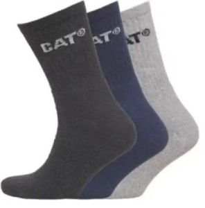 06 Pairs - Cotton Branded CAT Winter Crew Socks for Men/Boys