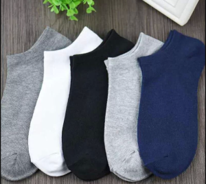 06 Pairs - Exported Best Quality Ankle Cotton Socks For Men/Boys
