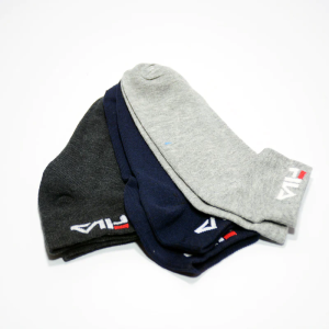 12 Pairs– Branded FILA Ankle Socks For Men/Boys