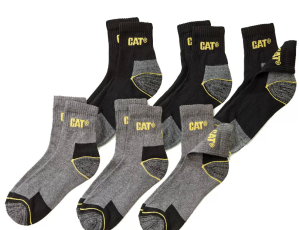 06 Pairs - Imported CAT Best Quality Ankle Socks For Men/Boys