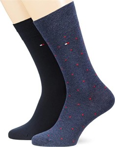 06 Pairs - Tommy Hilfiger Dotted Dress Socks For Men/Boys