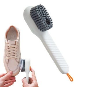 1 Pack of Liquid Shoe Cleaning Brush with Soap Dispenser, Soft Bristle Cleaning Brushes