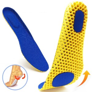 1 Pair Memory Foam Insoles For Shoes Sole Sport Support Insert Woman Men Breathable Feet Soles Pad Orthotic Breathable Running Cushion