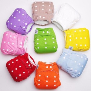 1 Pc Washable & Reusable Cloth Diapers multicolor (inner not included)