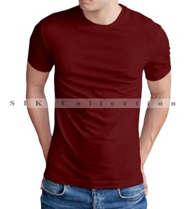 2 x Plain Half Sleeve Printed T-Shirt for Men & Boy