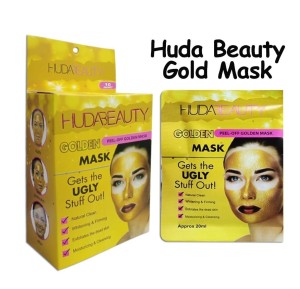 10 Pcs Golden Huda Beauty Peel Off Golden Mask