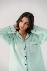 100% Cotton is made with lightweight woven fabric nightwear/sleepwear pajama set