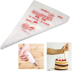 100Pcs Disposable Pastry Bag Icing Piping Cake Pastry Cupcake Decorating fit All Size nozzles Pastry Bags Bakeware Tools