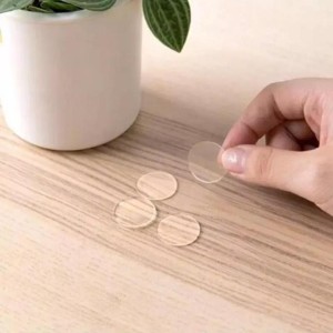 100pcs Transparent Double-Sided Adhesive Tape Dot waterproof traceless Removable Acrylic Silicone glue Gel Double-sided Adhesive Round Sticker Tape Do