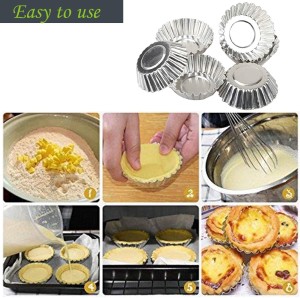 108Pcs Silver Aluminium Foil Cup Cake Disposable Muffin Liners Baking Accessories