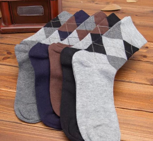 12 Pairs - Cotton Exported Stripe Socks For Men/Boys