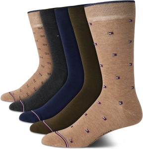 06 Pairs - T H Dotted Dress Socks For Men/Boys