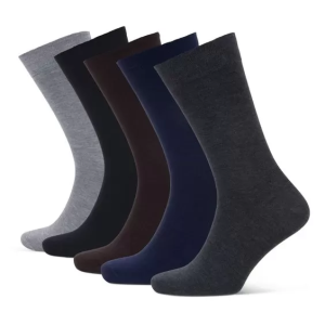12 Pairs Pack – Cotton Stretchy Dress Socks For Men/Boys