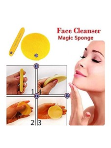 12PCS Cosmetic Puff Compressed Cleaning Sponge Facial Cleanse Washing Pad Remove Makeup Skin Care For Face Make up