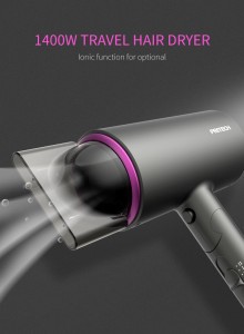 1400W Professional Salon Hair Dryer 2 In 1 Hot &Cold Wind Negative Ionic Hair Blow Dryer