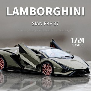 1:24 Diecast Metal Lamborghini SIAN Alloy Car Model
