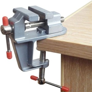 1PC 35MM Aluminium Alloy Table Bench Clamp Vise Mini Bench Vise Table Screw Vise for DIY Craft Mold Fixed Repair Tool