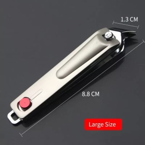 1PC Nail Clippers Stainless Steel Nail Cutter Clippers Manicure Beauty Tool Nail Cutter Pedicure Finger Toe Scissors