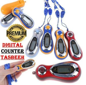 1PC New Hot LCD Display Electronic Digital Tally Counter Manual Counters With Lanyards Random Color