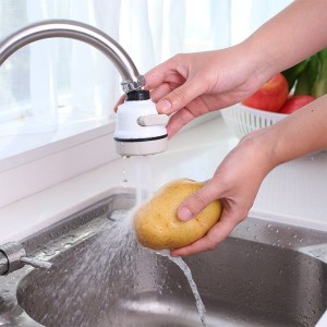 2 in 1 Kitchen Shower Splash Faucet Water-saving Filter Shower Water Rotating Spray Regulator Tap Water Filter Valve for Kitchen Bathroom Accessories