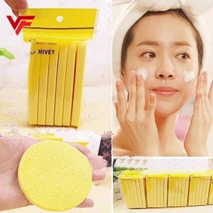 24 Compressed Facial Sponge for Face Cleansing Sponge Makeup Removal Sponge Pad Round Face Sponge Makeup Removal Sponge Cosmetic Puff Compressed Puff