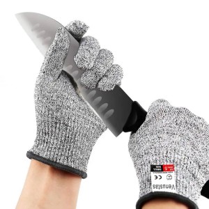 2Pcs Cut Proof Gloves Level 5 Cut Resistant Gloves Work Glove Gardening Glove Working Safety Glove for Kitchen