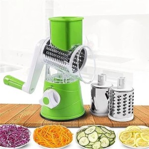3 In 1 Manual Rotary Vegetable Drum Cutter