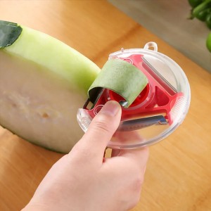 3 In 1 Rotatable Fruit Vegetable Peeler Potato Cucumber Grater Multifunctional Peel Cooking Tool Kitchen Gadgets Accessories