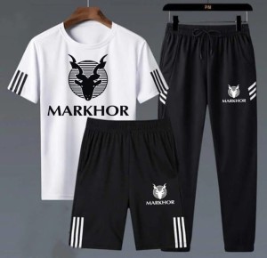 3 Pcs Markhor Track Suit For Mens