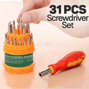 31 in 1 Screw driver set/Multi purpose tool kit/Mobile tool kit/tool kit for mobile/screw driver for mobile/Mini screw driver/Mini tool kit