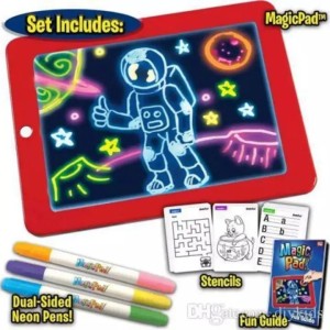 3D Magic Tablet Educational Writing Pad Kids Learning Toys Electronic Toy Drawing Board Puzzle Light Board