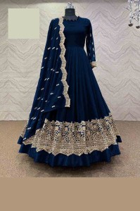 3PC EMBROIDERED BELL BOTTOM MAXI WITH EMBROIDERED DUPATTA