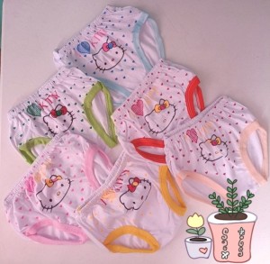 4 Pcs Comfortable Cotton Printed Cute And Beautiful panty for 0-12mos